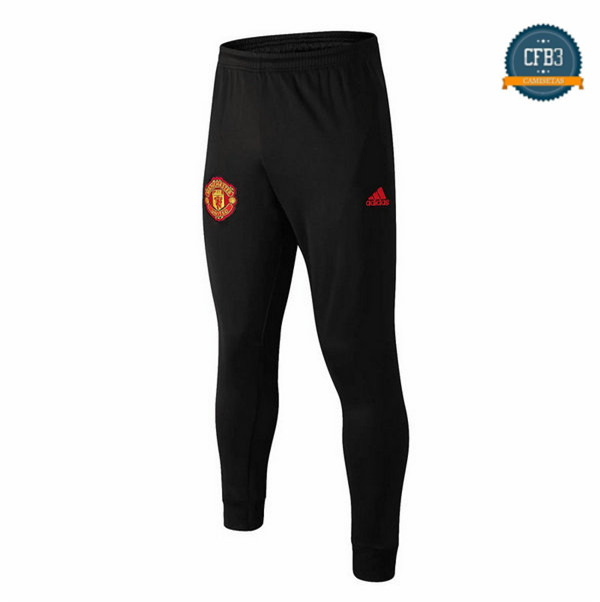 Cfb3 Camisetas Pantalón chándal Manchester United Negro/Rojo 2019/2020