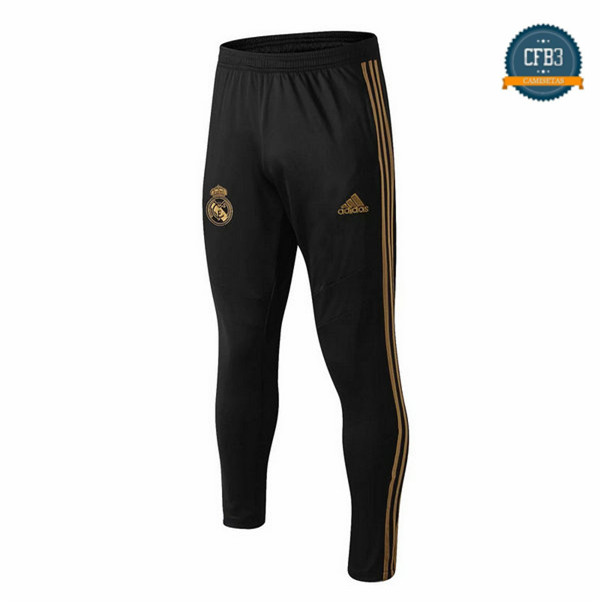 Cfb3 Camisetas Pantalón chándal Real Madrid Negro/Amarillo 2019/2020