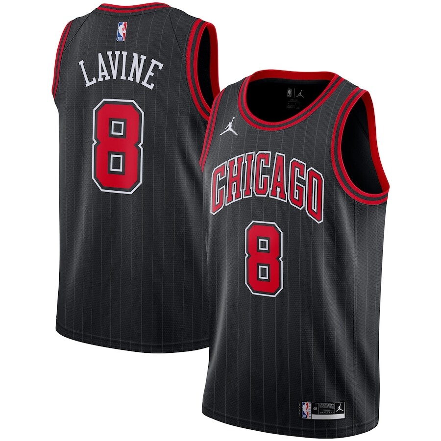 Cfb3 Camisetas Zach LaVine, Chicago Bulls 2020/21 - Statement