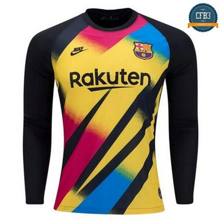 Camiseta Barcelona Portero Manga Larga Negro 2019/20