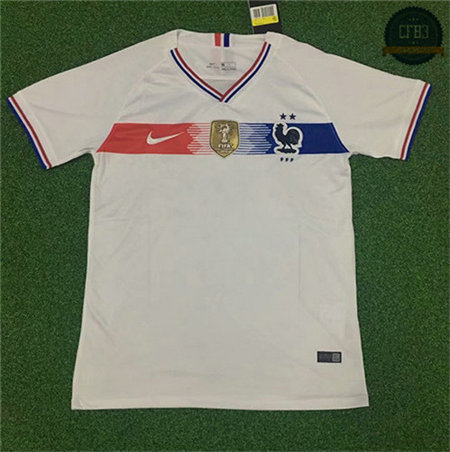 Camiseta Francia 2 Estrellas Retro 2ª 2019/20