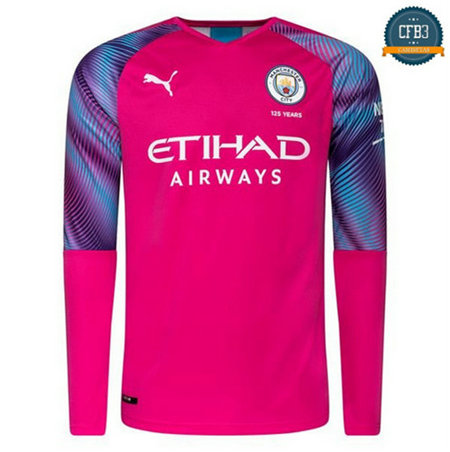 Camiseta Manchester City Portero Naranja Manga Larga 2019/20