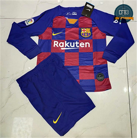 Camiseta Barcelona Niños 1ª Manga Larga 2019/20