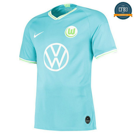 Camiseta Wolfsburg 2ª Azul 2019/20