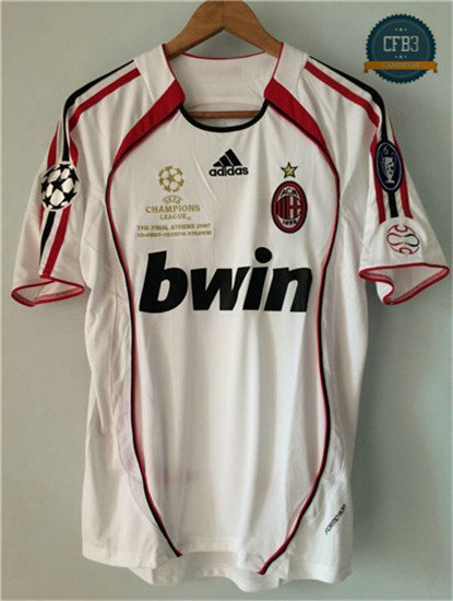 Camiseta 2006-07 UCL final AC Milan 2ª Equipación