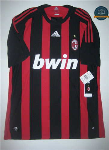 Camiseta 2008-09 AC Milan 1ª Equipación