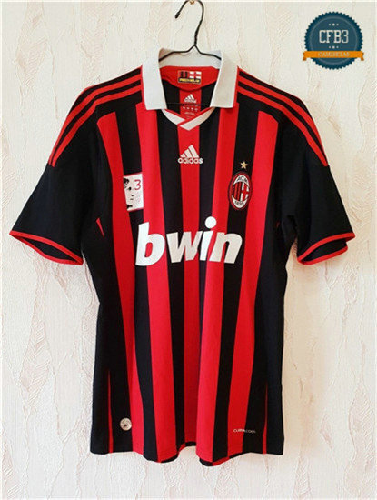 Camiseta 2009-10 AC Milan 1ª Equipación