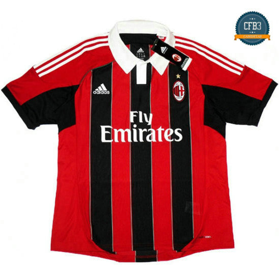 Camiseta 2012-13 AC Milan 1ª Equipación