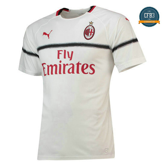 Camiseta AC Milan 2ª Equipación Blanco 2018