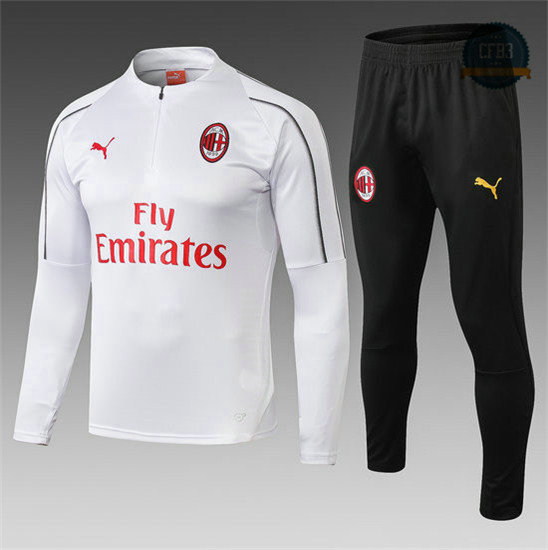 Chándal Niños AC Milan Blanco 2018