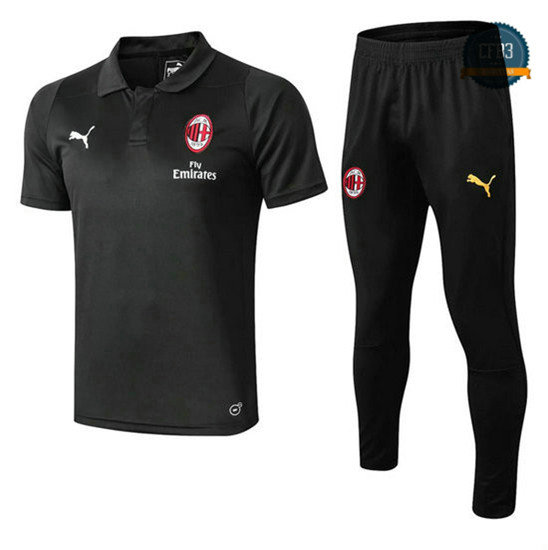 Camiseta AC Milan POLO Entrenamiento Negro 2018/2019