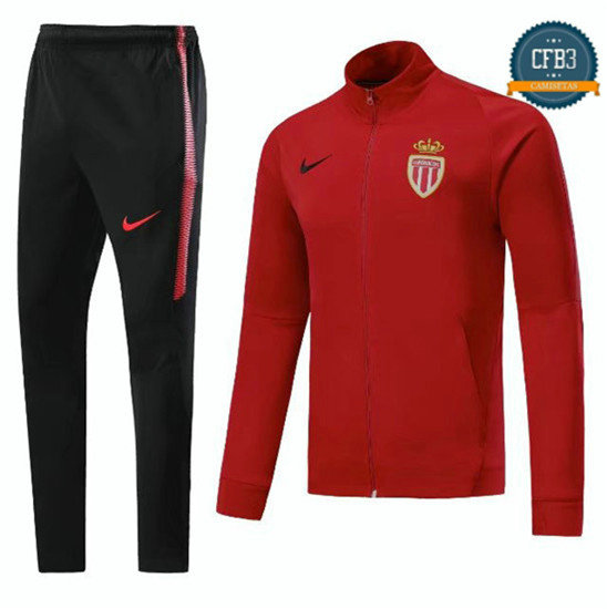 Chaqueta Chándal AS Monaco Rose 2017