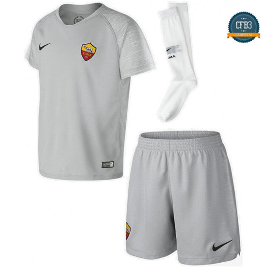 Camiseta AS Roma 2ª Equipación Junior Gris 2018