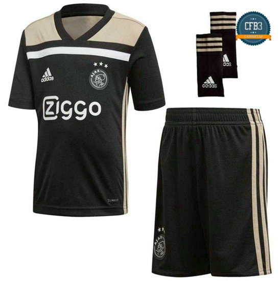 Camiseta Ajax 2ª Equipación Niños Negro 2018