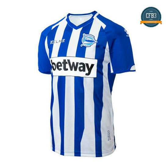 Camiseta Alaves 1ª Equipación Azul/Blanco 2018