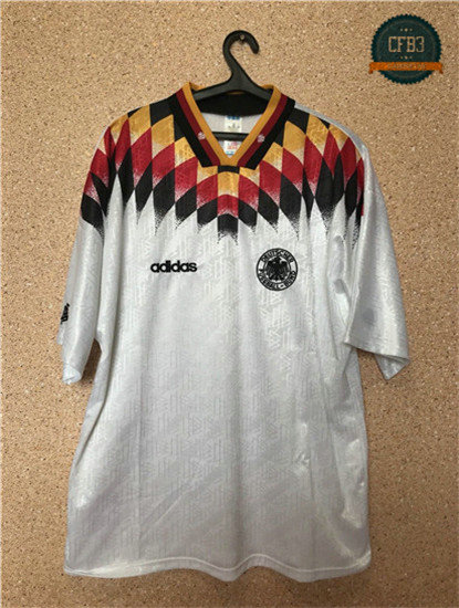Camiseta 1994 Alemania 1ª Equipación Blanco