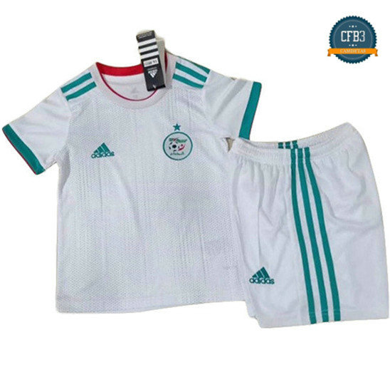 Camiseta Argelia Niños 1ª Equipación Blanco 2019/2020