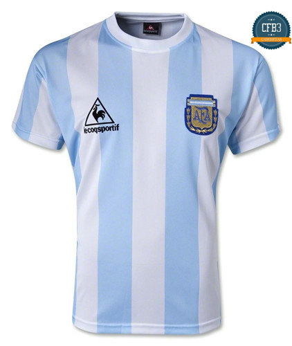Camiseta 1986 Argentina 1ª Equipación