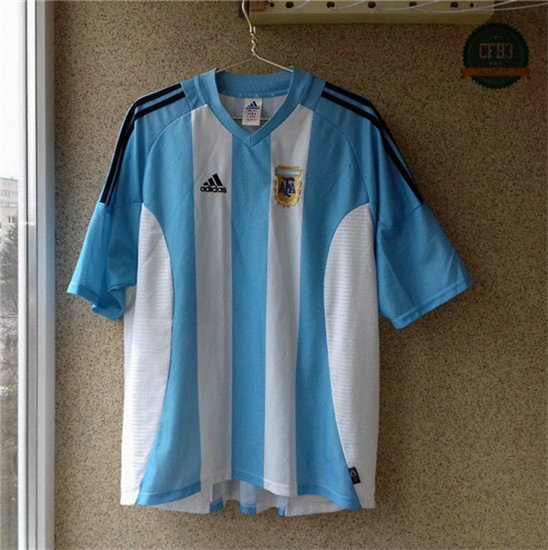 Camiseta 2002 Argentina 1ª Equipación
