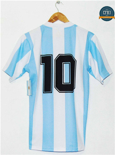 Camiseta 1986 Argentina 1ª Equipación (10 Maradona)