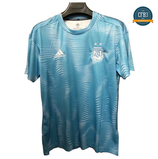 Camiseta Entrenamiento Argentina Azul/Clair 2018-2019