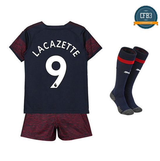 Camiseta Arsenal 2ª Equipación Niños 9 Lacazette 2018