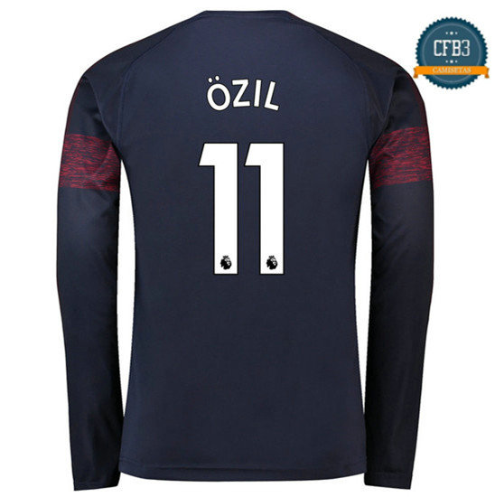 Camiseta Arsenal 2ª Equipación 11 ozil Manga Larga 2018