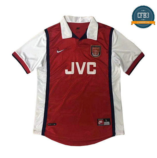 Camiseta 1998 Arsenal 1ª Equipación