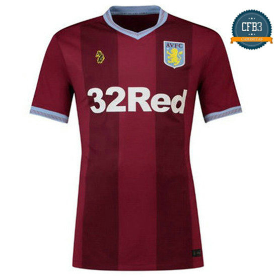 Camiseta Aston Villa 1ª Equipación Rojo 2018