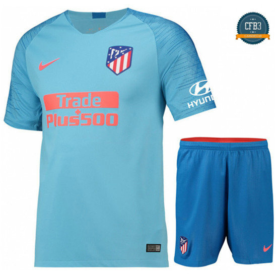 Camiseta Atletico Madrid 2ª Equipación Junior Azul 2018