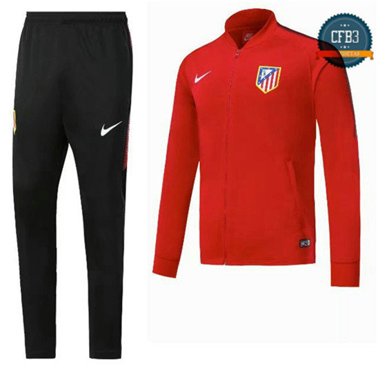 Chaqueta Chándal Atletico Madrid Rojo 2017 V