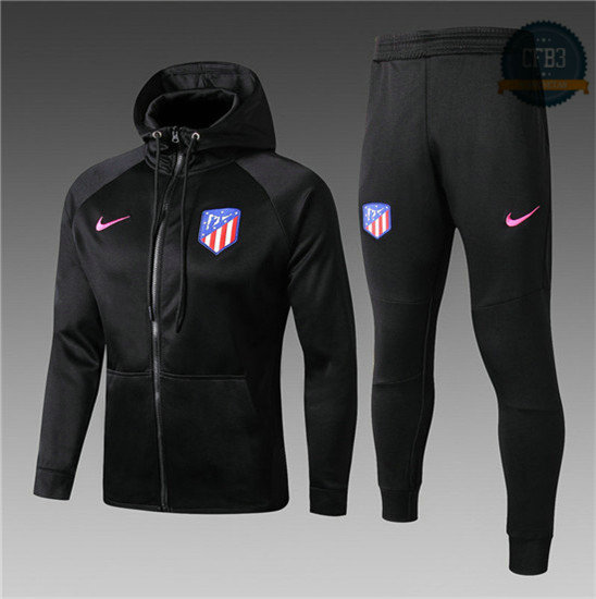 Chaqueta Chándal Atletico Madrid Negro 2017 Sombrero