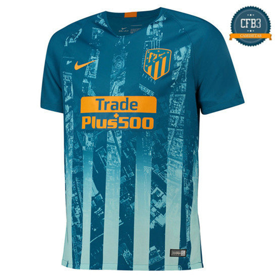 Camiseta Atletico Madrid 3ª Equipación Azul 2018