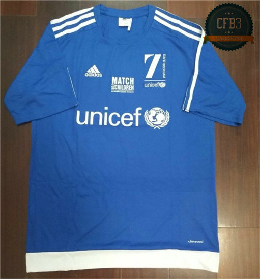 Camiseta 2015 Beckham charity event Azul (7 Beckham)