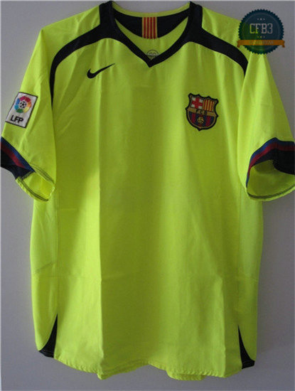 Camiseta 2005-06 Barcelona 2ª Equipación Verde