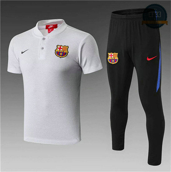 Camiseta FC Barcelona polo Entrenamiento Gris 2018/2019