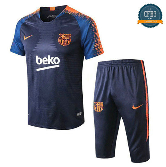 Camiseta FC Barcelona Entrenamiento Azul Oscuro Strike Drill 2018/2019