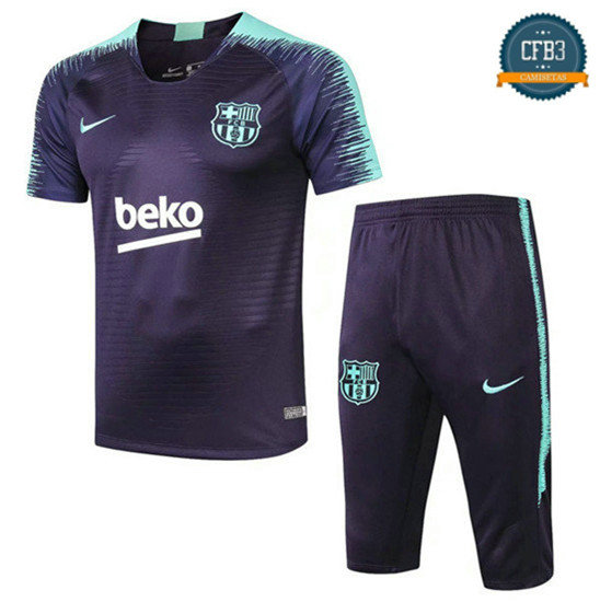 Camiseta FC Barcelona Entrenamiento Azul Violet Strike Drill 2018/2019
