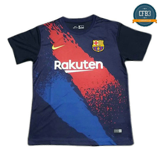 Camiseta FC Barcelona Entrenamiento Azul Oscuro 2019/2020