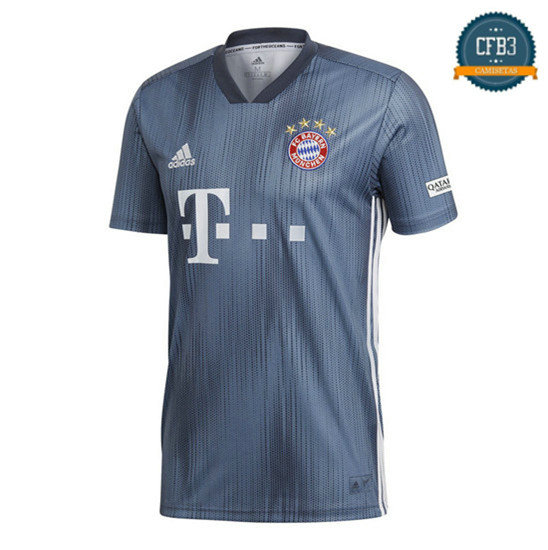 Camiseta Bayern Munich 3ª Equipación Gris 2018