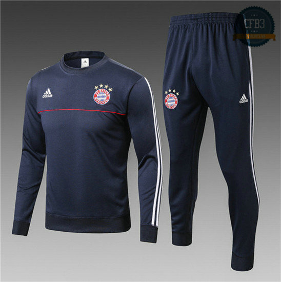 Chándal Bayern Munich Azul Profundo 2017 Cuello redondo