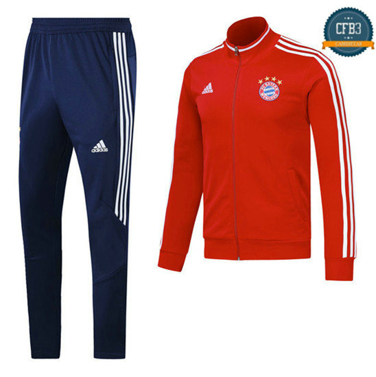 Chaqueta Chándal Bayern Munich Rojo/Blanco 2017