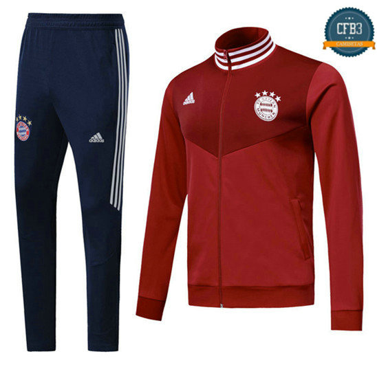 Chaqueta Chándal Bayern Munich Rojo 2018