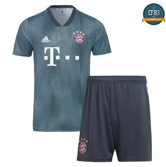 Camiseta Bayern Munich 3ª Equipación Junior Gris 2018