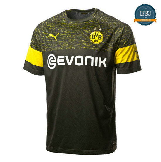 Camiseta Borussia Dortmund 2ª Equipación Negro/Amarillo 2018