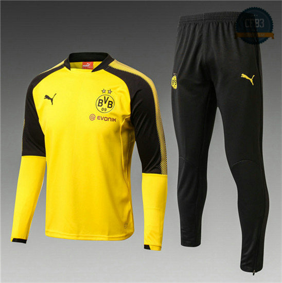 Chándal Borussia Dortmund Amarillo 2017 Cuello redondo