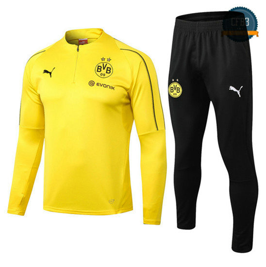 Chándal Borussia Dortmund Amarillo 2018 Cuello alto