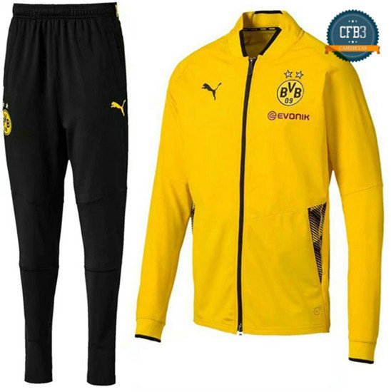 Chaqueta Chándal Borussia Dortmund Amarillo 2018