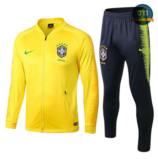 Chaqueta Chándal Brasil Amarillo Strike Drill 2018 2019