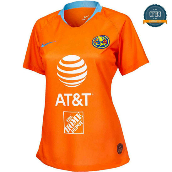 Camiseta CF América Mujer 3ª Equipación Rojo 2019/2020
